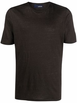 Lardini round neck T-shirt - Brown