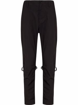 The Power for the People James Bondage zip-embellished trousers - Black