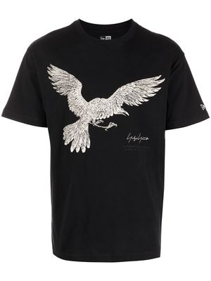 Yohji Yamamoto x New Era eagle-print T-shirt - Black