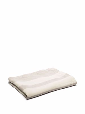 Frescobol Carioca striped linen towel - Neutrals