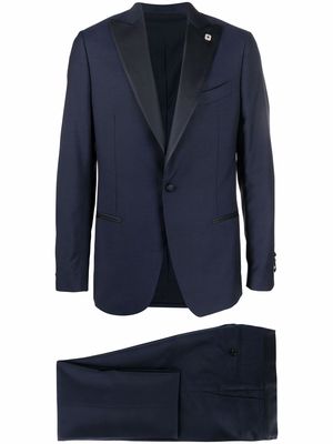 Lardini wool single-breasted suit - Blue