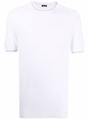Kiton short-sleeve cotton T-shirt - White