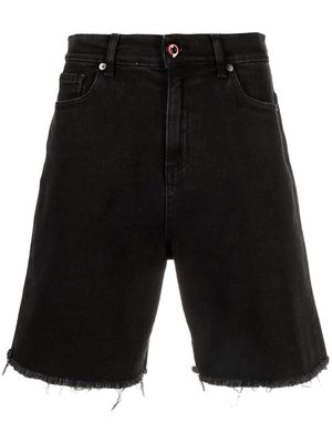 Vision Of Super knee-length denim shorts - Black