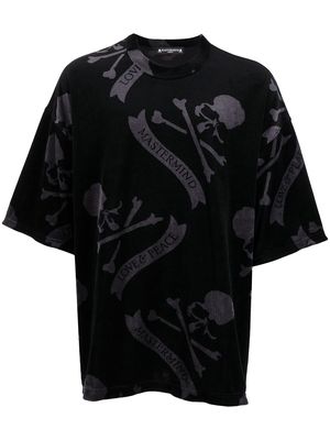 Mastermind World skull-print T-shirt - Black