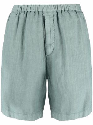 Boglioli linen bermuda shorts - Blue