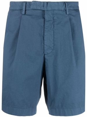 Boglioli straight-leg cotton bermuda shorts - Blue