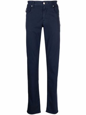 Sartoria Tramarossa mid-rise straight-leg trousers - Blue