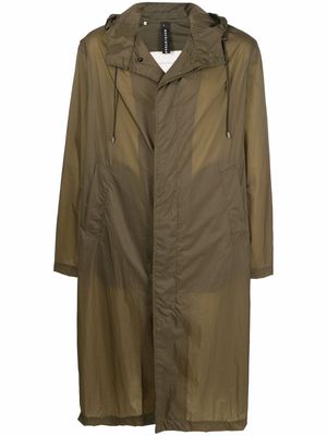 Mackintosh WOLFSON hooded coat - Green