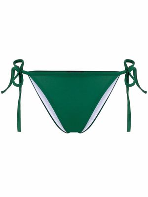 Dsquared2 logo-print bikini briefs - Green