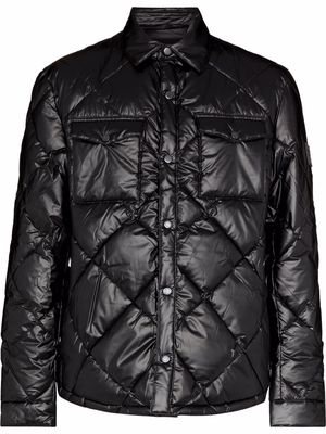 Barbour CPO quilted shirt jacket - Black