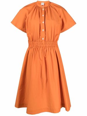 PAUL SMITH button-up midi dress - Orange