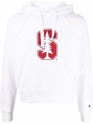 Champion graphic-print fleece hoodie - White