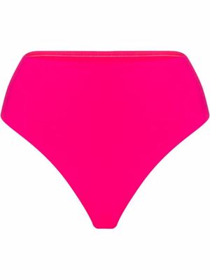 BONDI BORN Poppy high-waisted bikini bottom - Pink