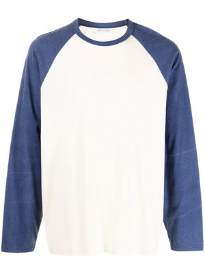 John Elliott long-sleeve baseball T-shirt - Neutrals