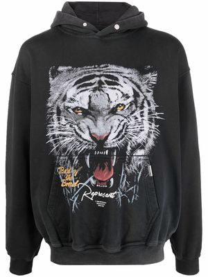 Represent Best of the Breed print hoodie - Black