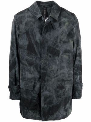 Mackintosh TORRENTIAL tie-dye coat - Grey