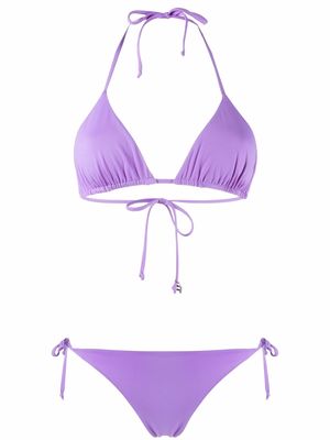 Fisico reversible triangle bikini - Purple