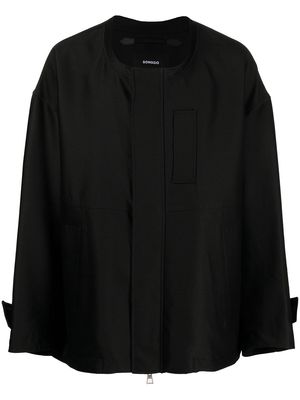SONGZIO Wide round-neck jacket - Black