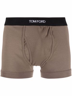 TOM FORD logo-waistband boxers - Neutrals