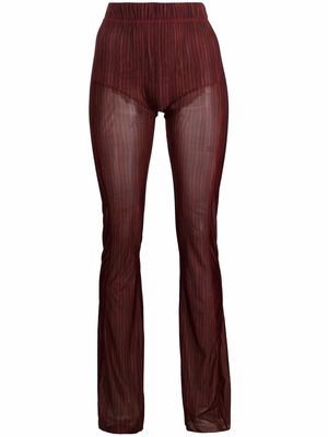 AVAVAV Apartment striped flared trousers