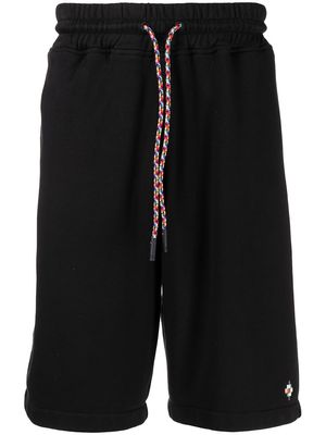 Marcelo Burlon County of Milan logo-embroidered Bermuda shorts - Black