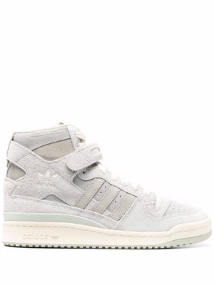 adidas panelled high-top leather sneakers - Grey