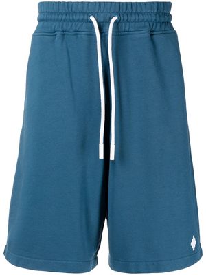 Marcelo Burlon County of Milan drawstring cotton Bermuda shorts - Blue