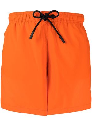 Marcelo Burlon County of Milan drawstring-waist swim shorts - Orange