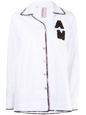 Antonio Marras logo-patch shirt - White