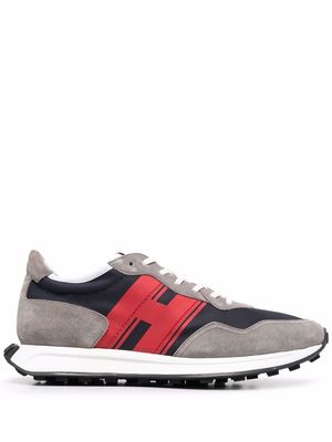 Hogan H601 low-top suede sneakers - Grey