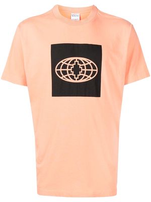 Marcelo Burlon County of Milan logo-print T-shirt - Orange