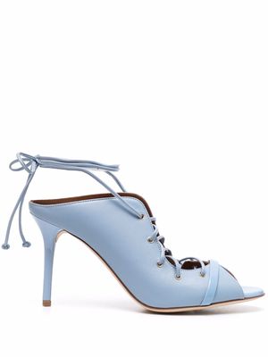 Malone Souliers lace-up dandals - Blue