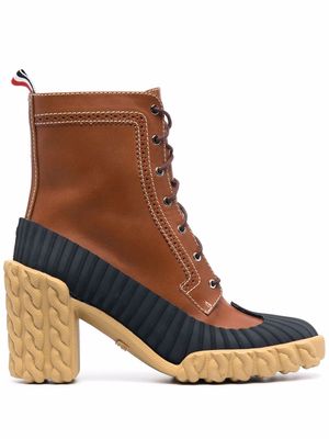 Thom Browne Longwing Duck-heel boots