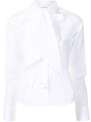 Antonio Marras neck bow shirt - White