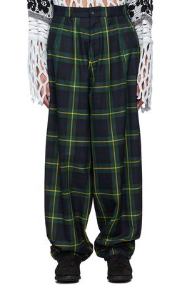KIDILL Green Polyester Trousers