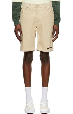 Noon Goons Off-White Cotton Shorts