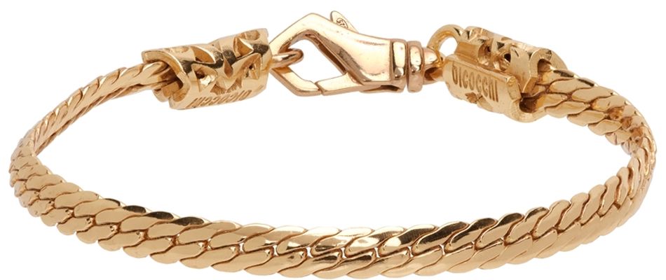 Emanuele Bicocchi Gold Foxtail Link Bracelet
