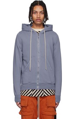 Rick Owens Drkshdw Blue Jason Hoodie