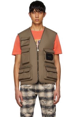 Givenchy Brown Polyester Vest