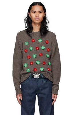 Phipps Brown Alpaca & Organic Wool Sweater