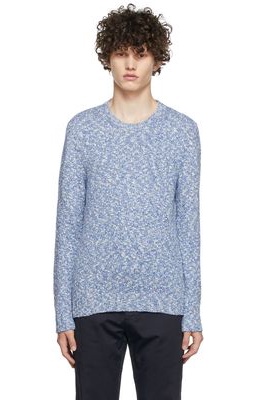 Isaia Blue Cotton Sweater