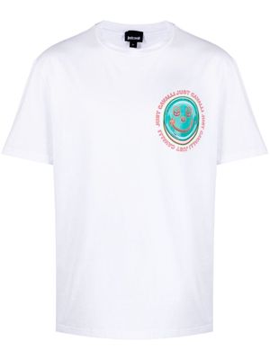 Just Cavalli graphic-print cotton T-shirt - White