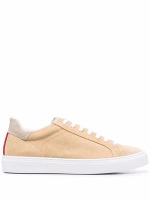 Hide&Jack lace-up leather sneakers - Yellow