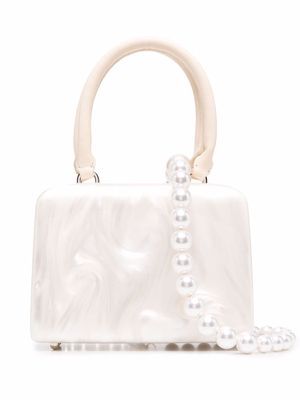 Simone Rocha mini pearl-effect case bag - Neutrals