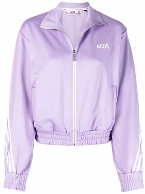Gcds chest logo-print bomber jacket - Purple