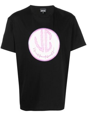 Just Cavalli JC barbed wire logo-print T-shirt - Black