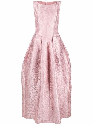 Talbot Runhof embroidered long gown - Pink
