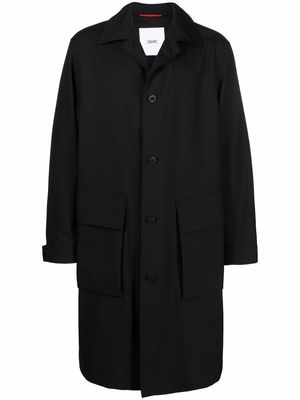 OAMC flap-pocket car coat - Black