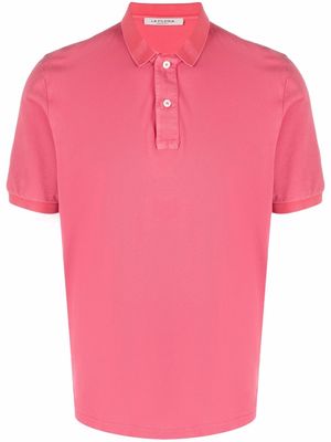 Fileria short-sleeve cotton polo shirt - Pink