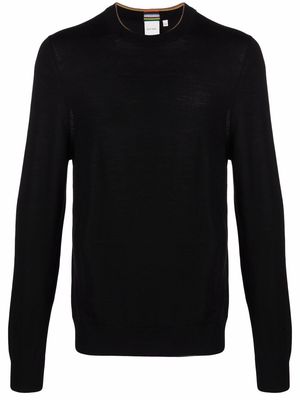 PAUL SMITH fine-knit merino jumper - Black